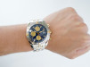 Швейцарские часы Breitling Chronomat Evolution Blue Dial Gold Steel 44