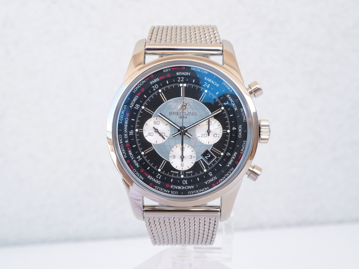 Швейцарський годинник Breitling Transocean Chronograph Unitime World Time 46