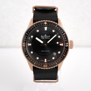 Swiss watch Blancpain Fifty Fathoms Bathyscaphe 18K Rose Gold 43 (2026)
