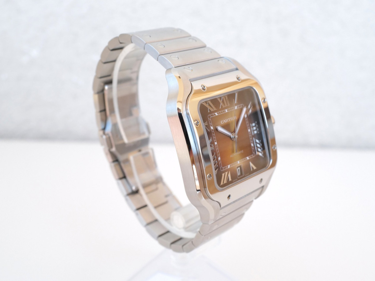 Swiss watch Cartier Santos Brown Tobacco Dial (2024)