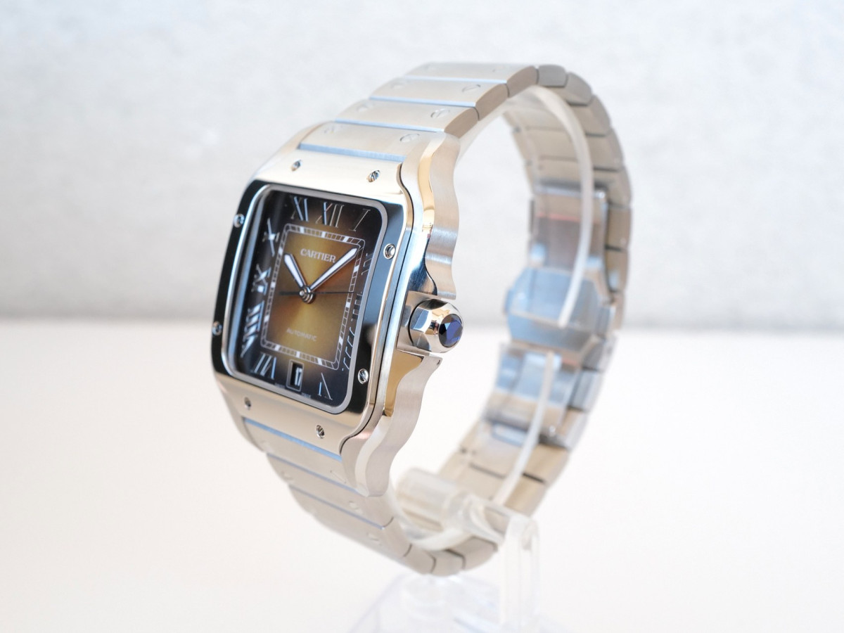 Swiss watch Cartier Santos Brown Tobacco Dial (2024)