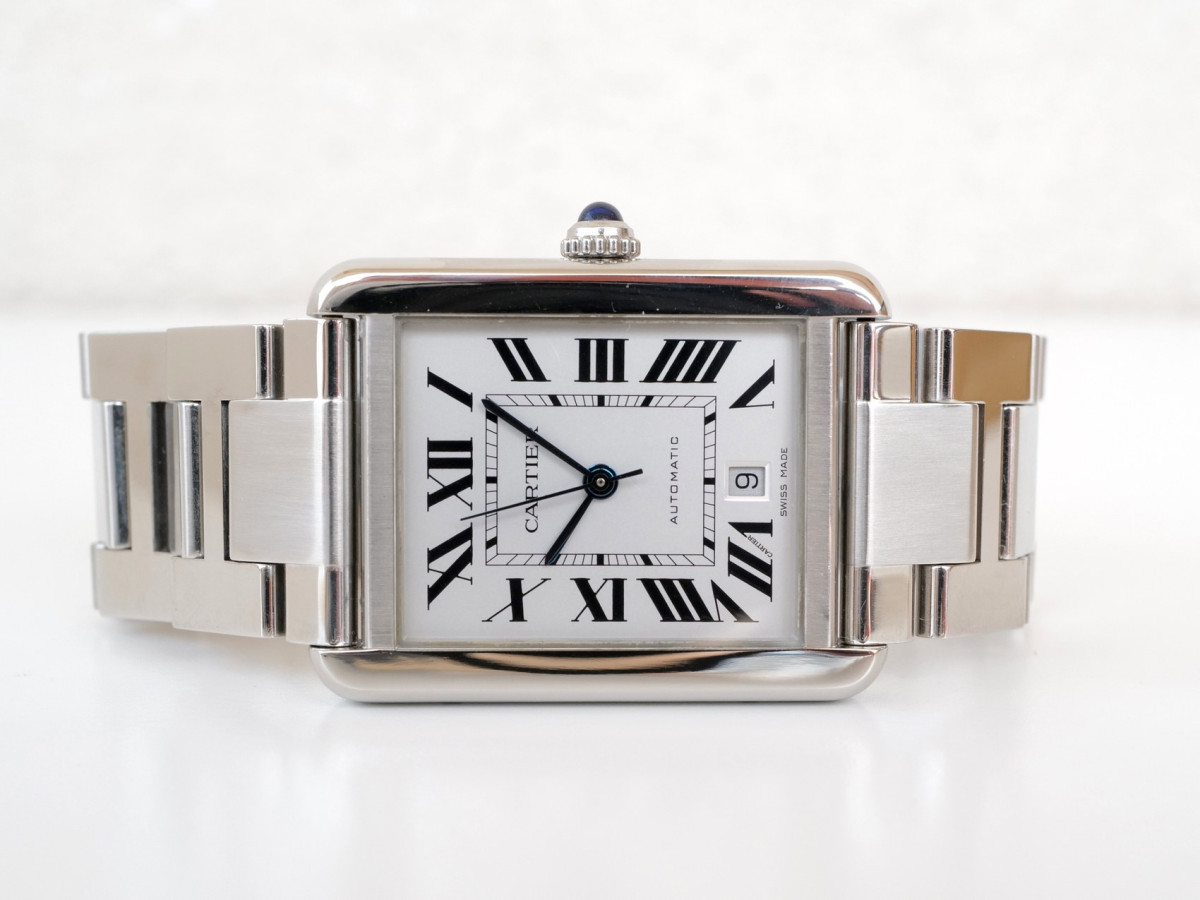 Swiss watch Cartier Tank Solo XL Automatic White Dial