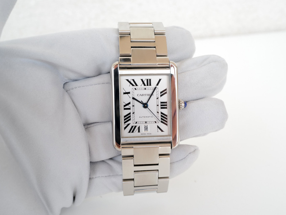 Swiss watch Cartier Tank Solo XL Automatic White Dial