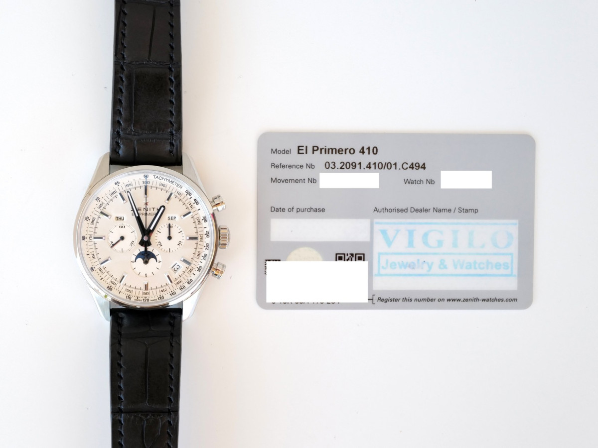 Swiss watch Zenith El Primero 410 Complete Calendar Chronograph 42