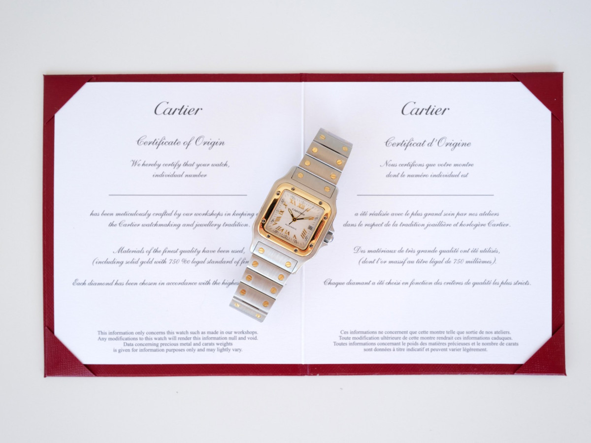 Swiss watch Cartier Santos Galbee 29