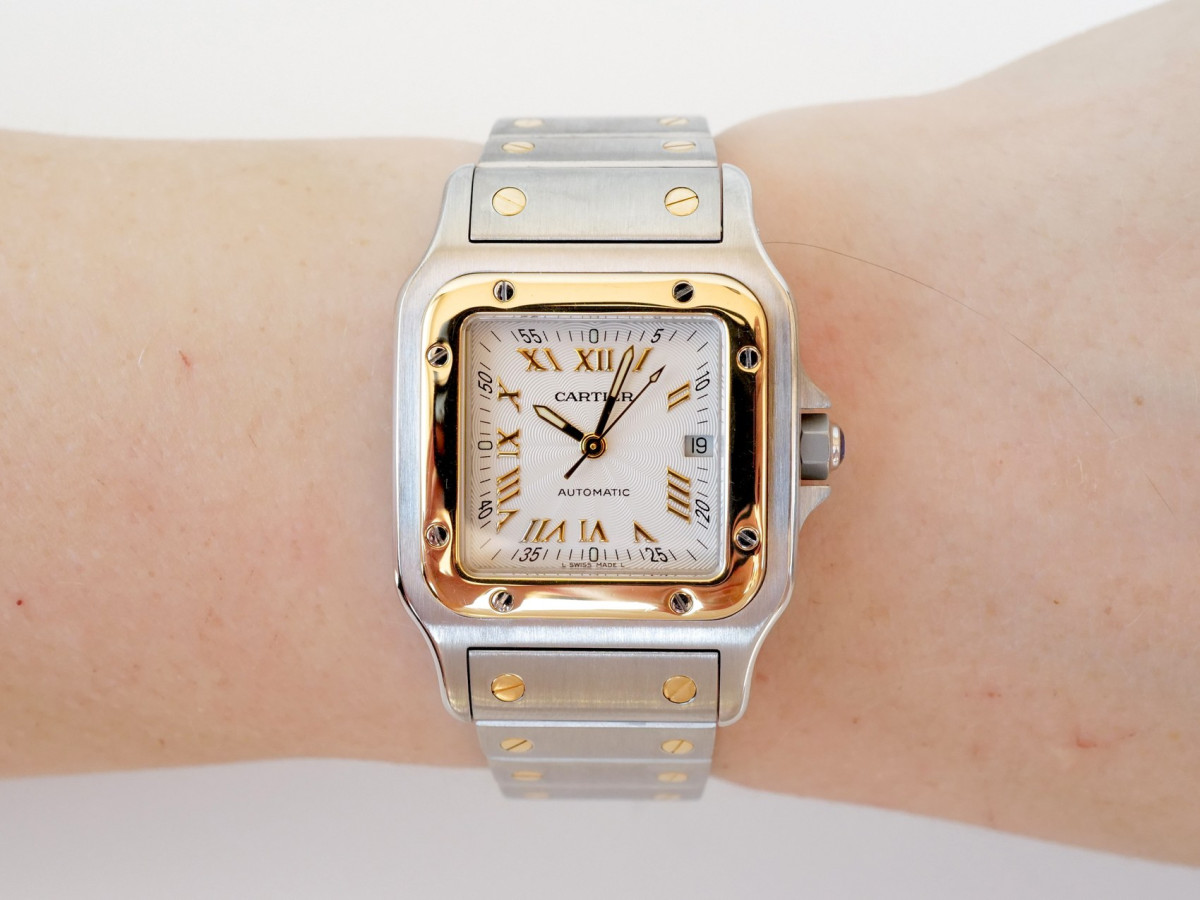 Swiss watch Cartier Santos Galbee 29