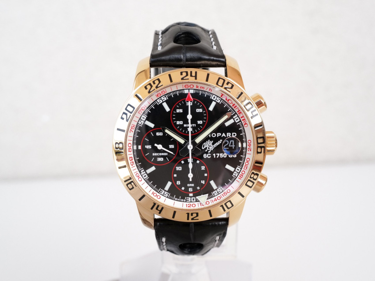 Swiss watch Chopard Mille Miglia GMT Alfa Romeo Limited Edition 18K Rose Gold 42