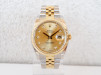Swiss watch Rolex Datejust 36 Jubilee Steel 18K Yellow Gold Champagne Diamond Dial