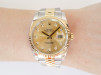 Swiss watch Rolex Datejust 36 Jubilee Steel 18K Yellow Gold Champagne Diamond Dial