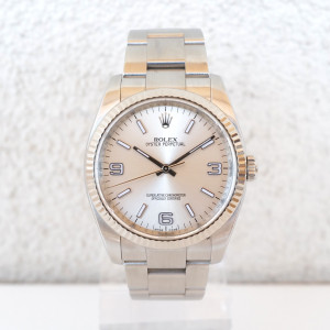 Швейцарський годинник Rolex Oyster Perpetual 36 Silver Dial