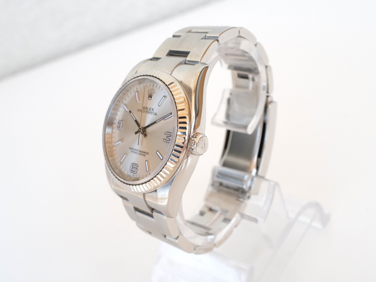 Швейцарський годинник Rolex Oyster Perpetual 36 Silver Dial