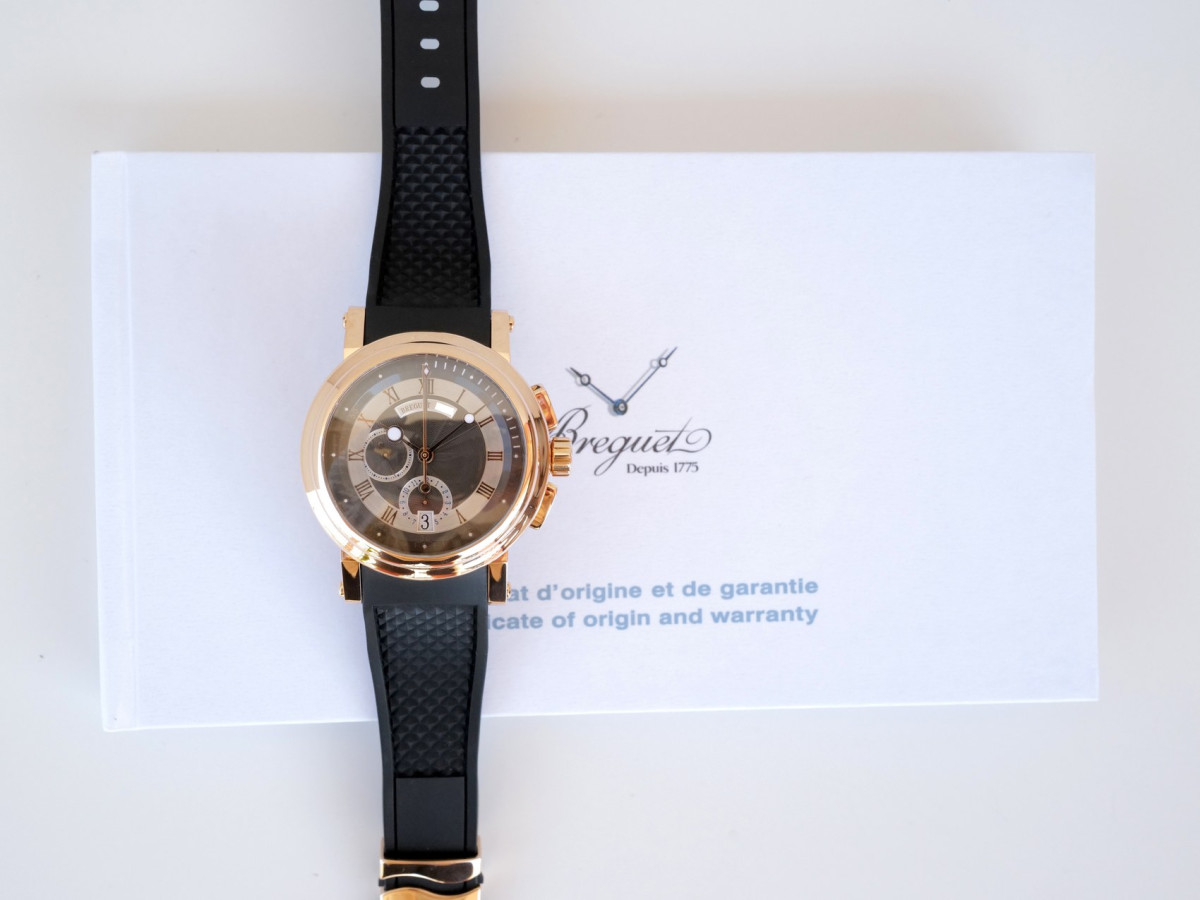 Швейцарський годинник Breguet Marine Chronograph 18K Rose Gold 42