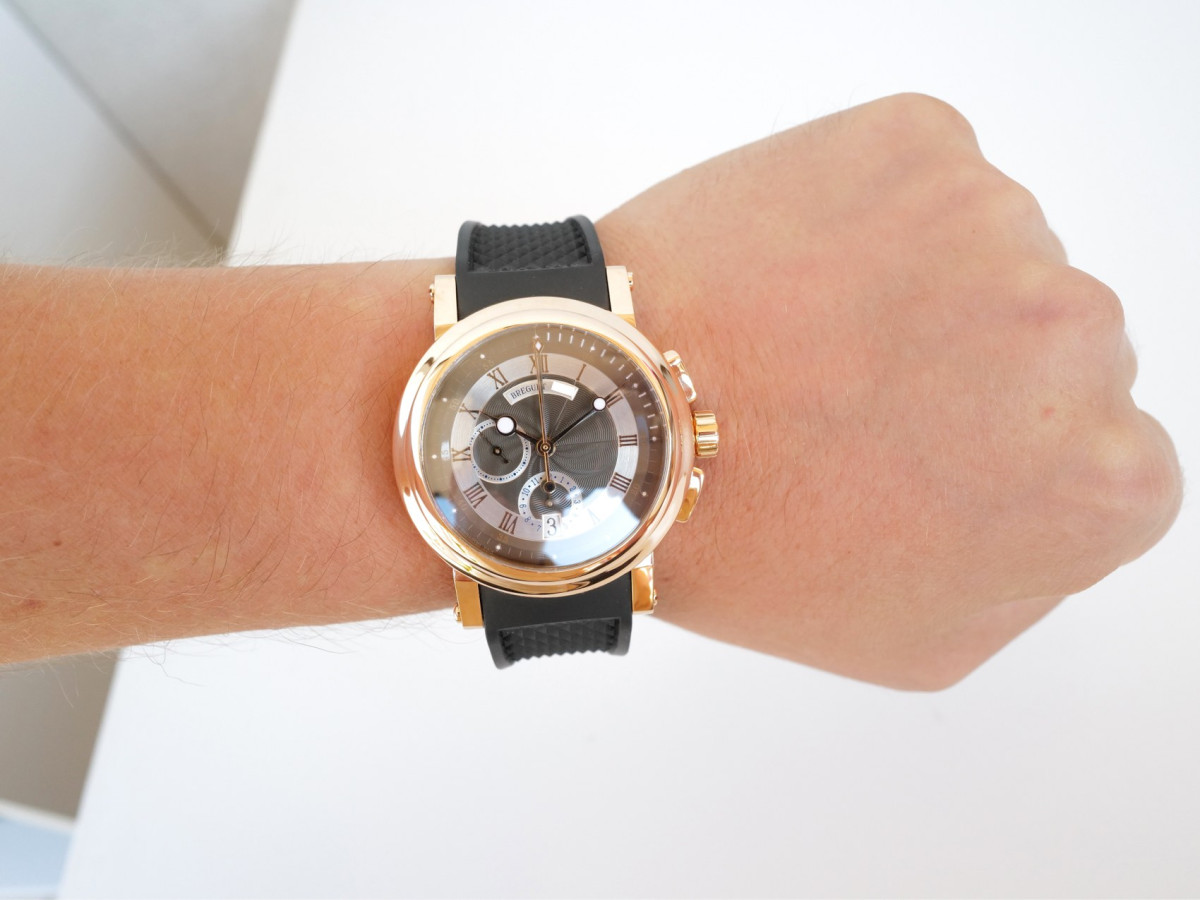 Швейцарський годинник Breguet Marine Chronograph 18K Rose Gold 42