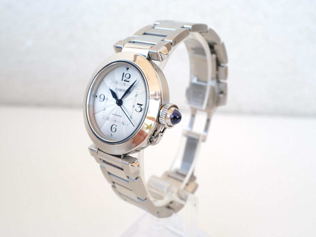 Швейцарський годинник Cartier Pasha Automatic Silver Dial 35