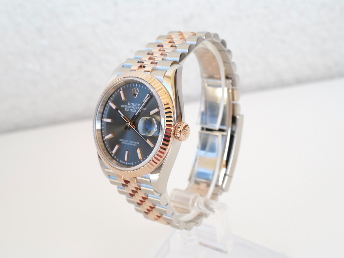 Швейцарские часы Rolex Datejust 36 Jubilee Steel 18K Rose Gold Rhodium Dial (2024)
