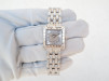 Швейцарський годинник Patek Philippe Gondolo 18K White Gold Baguette Bezel Pave Diamond Dial