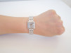 Швейцарський годинник Patek Philippe Gondolo 18K White Gold Baguette Bezel Pave Diamond Dial
