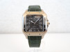Швейцарские часы Cartier Santos Large Green Dial (2024)