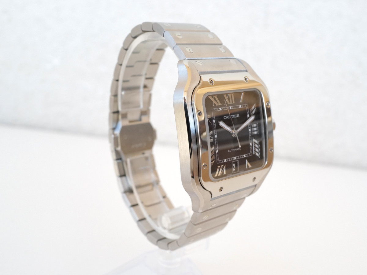 Швейцарские часы Cartier Santos Large Green Dial (2024)