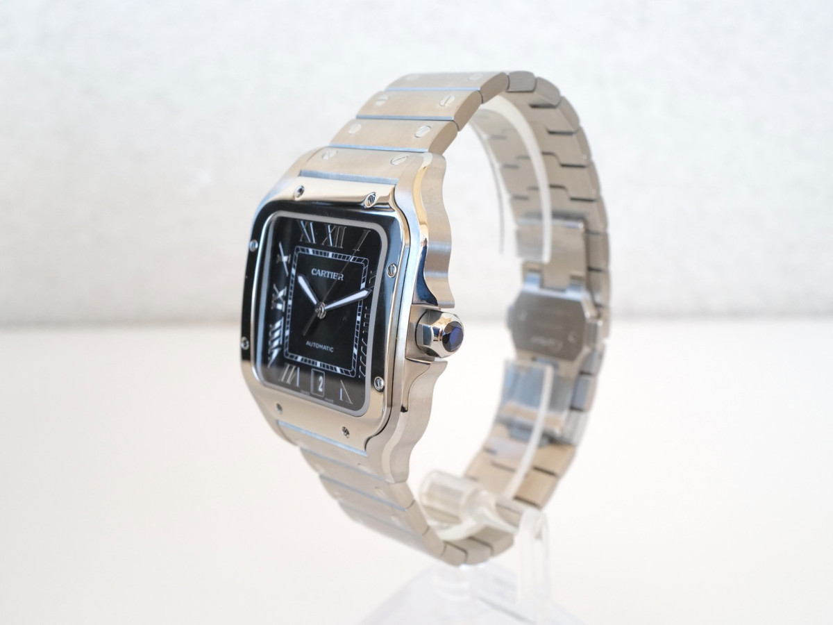 Швейцарские часы Cartier Santos Large Green Dial (2024)