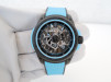 Швейцарские часы Norqain Wild ONE Skeleton Sky Blue 39