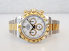 Швейцарские часы Rolex Cosmograph Daytona 18K Yellow Gold Steel White Dial 40
