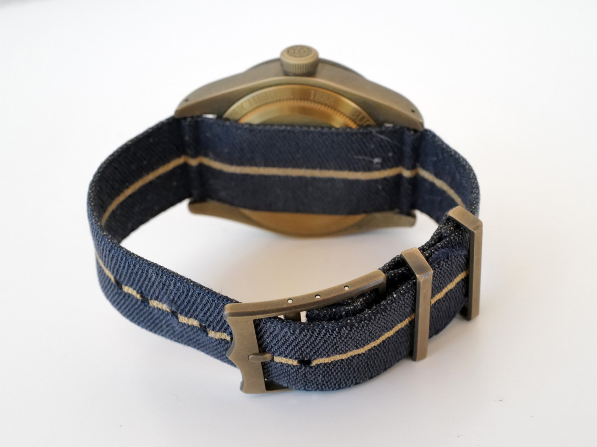 Швейцарские часы Tudor Heritage Black Bay Bronze Blue Bucherer 43