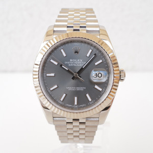 Швейцарские часы Rolex Datejust 41 Rhodium Dial Jubilee (03.2025)