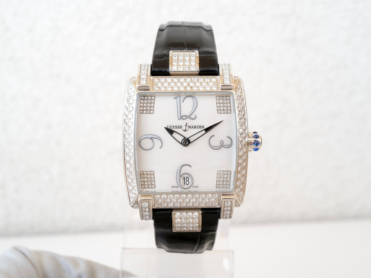 Швейцарские часы Ulysse Nardin Classic Caprice Full Diamonds 18K White Gold