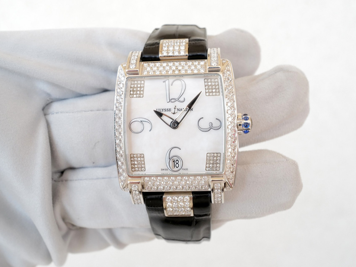 Швейцарские часы Ulysse Nardin Classic Caprice Full Diamonds 18K White Gold