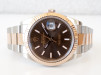 Швейцарские часы Rolex Datejust 41 Oyster Steel 18K Rose Gold Chocolate Brown Dial (02.2021)
