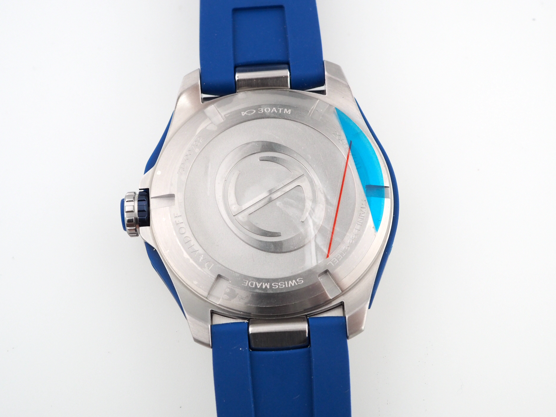 Davidoff Velocity Diver Blue Dial Rubber Strap: buy watches at the