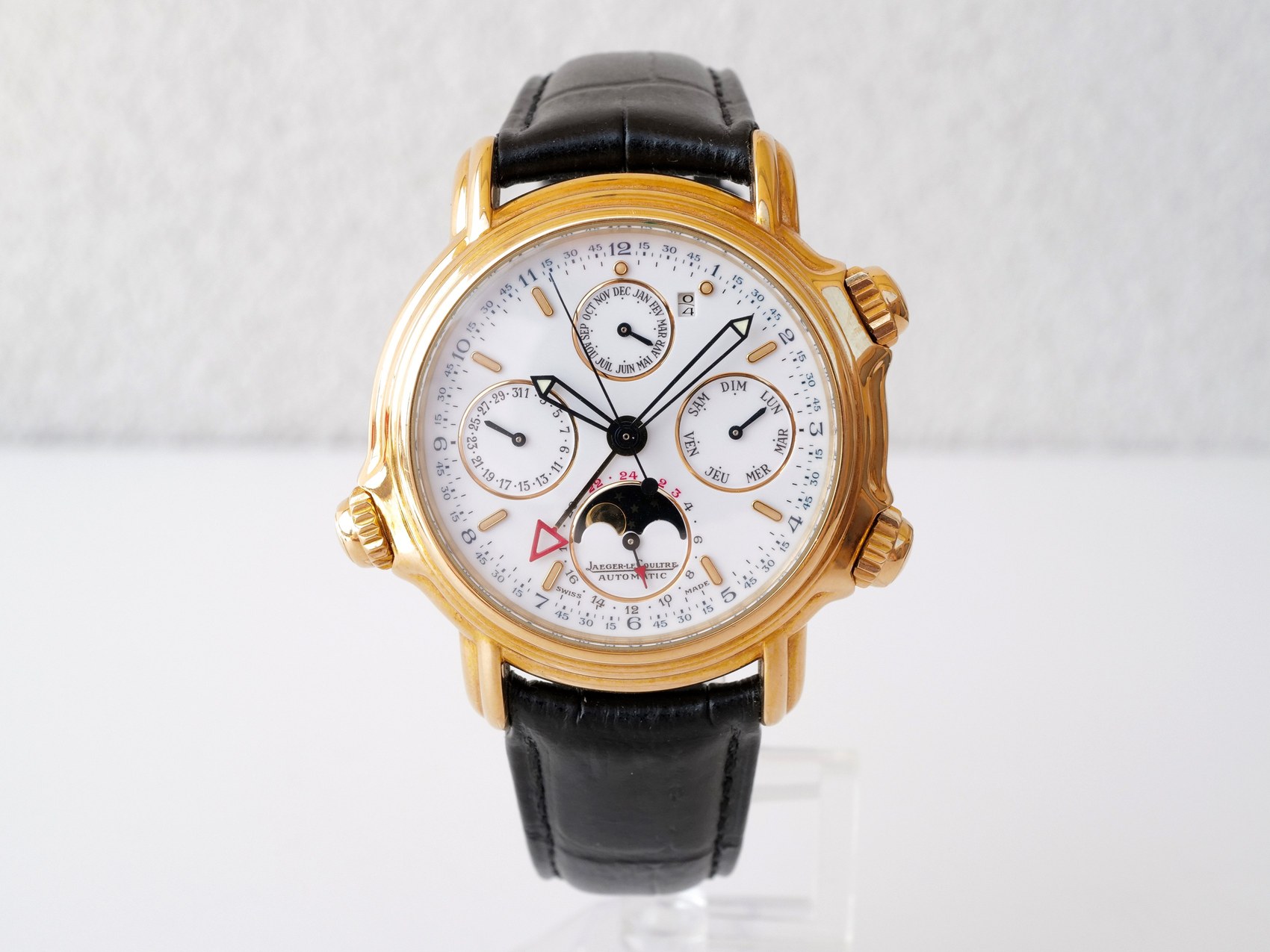 Jaeger-LeCoultre Grand Reveil Perpetual Calendar Alarm 18k Yellow