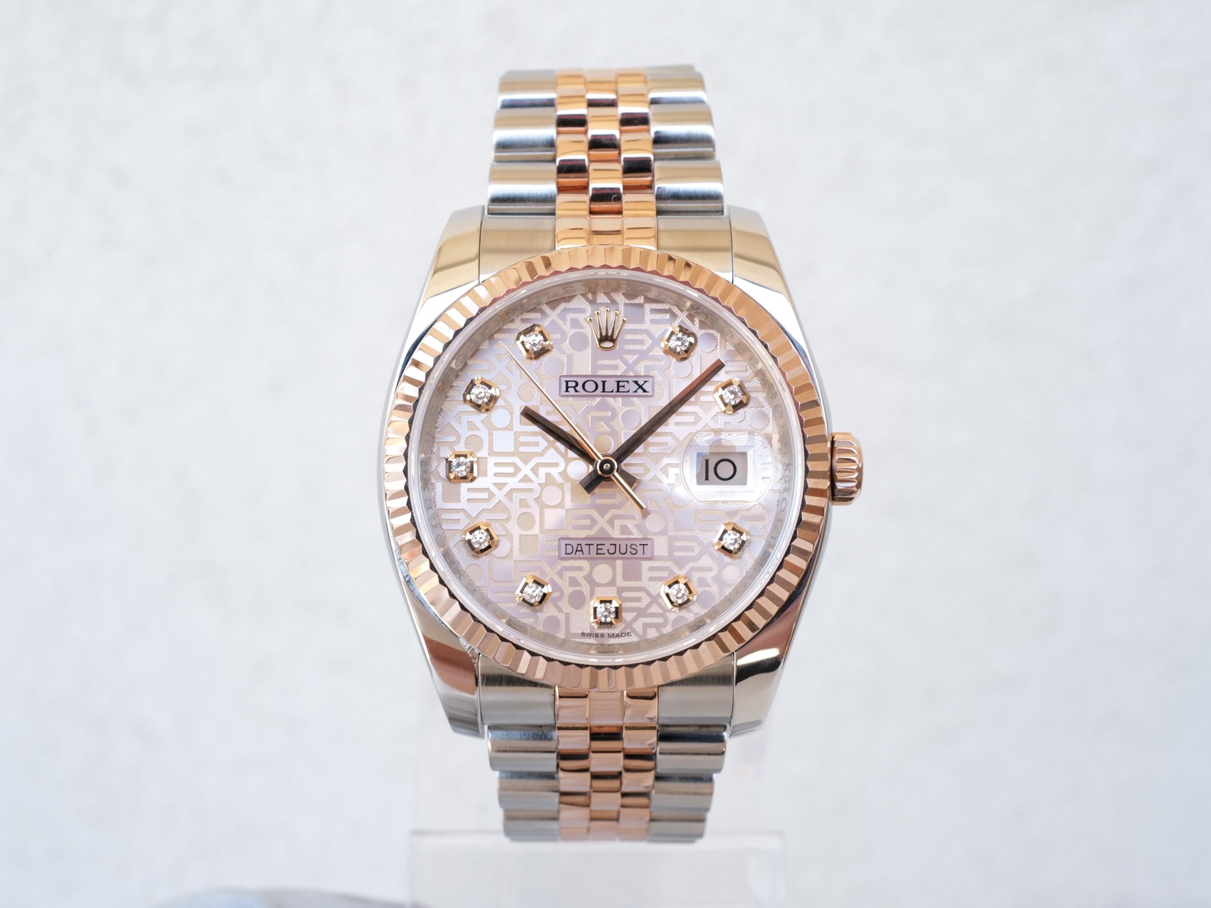 キューティフル　ローズゴールド Rolex Datejust 36 Jubilee Steel 18K Rose Gold Pink Computer