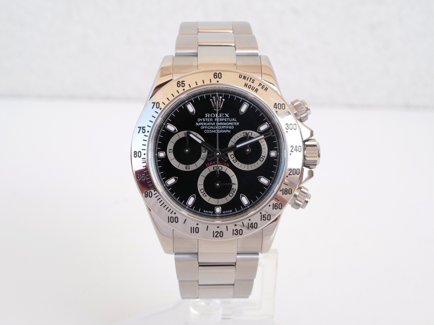 Швейцарские часы Rolex Cosmograph Daytona Black Dial 40